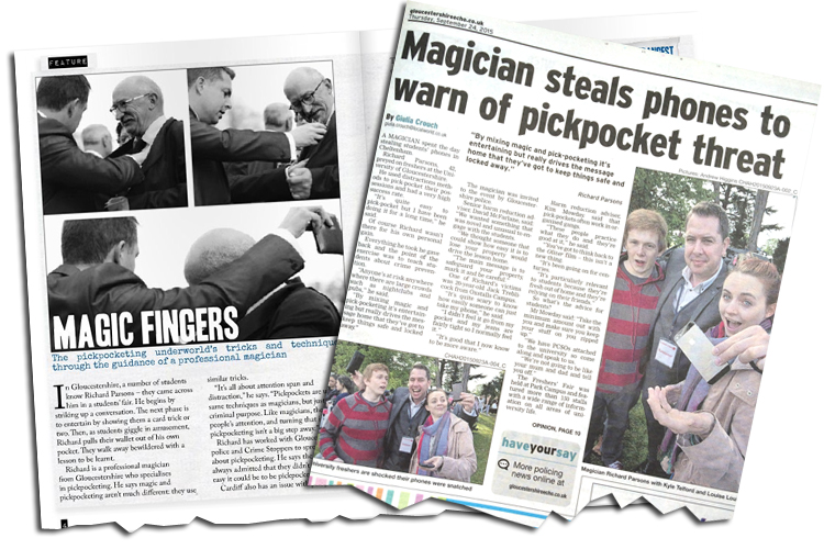Richard Parsons Professional Pickpocket